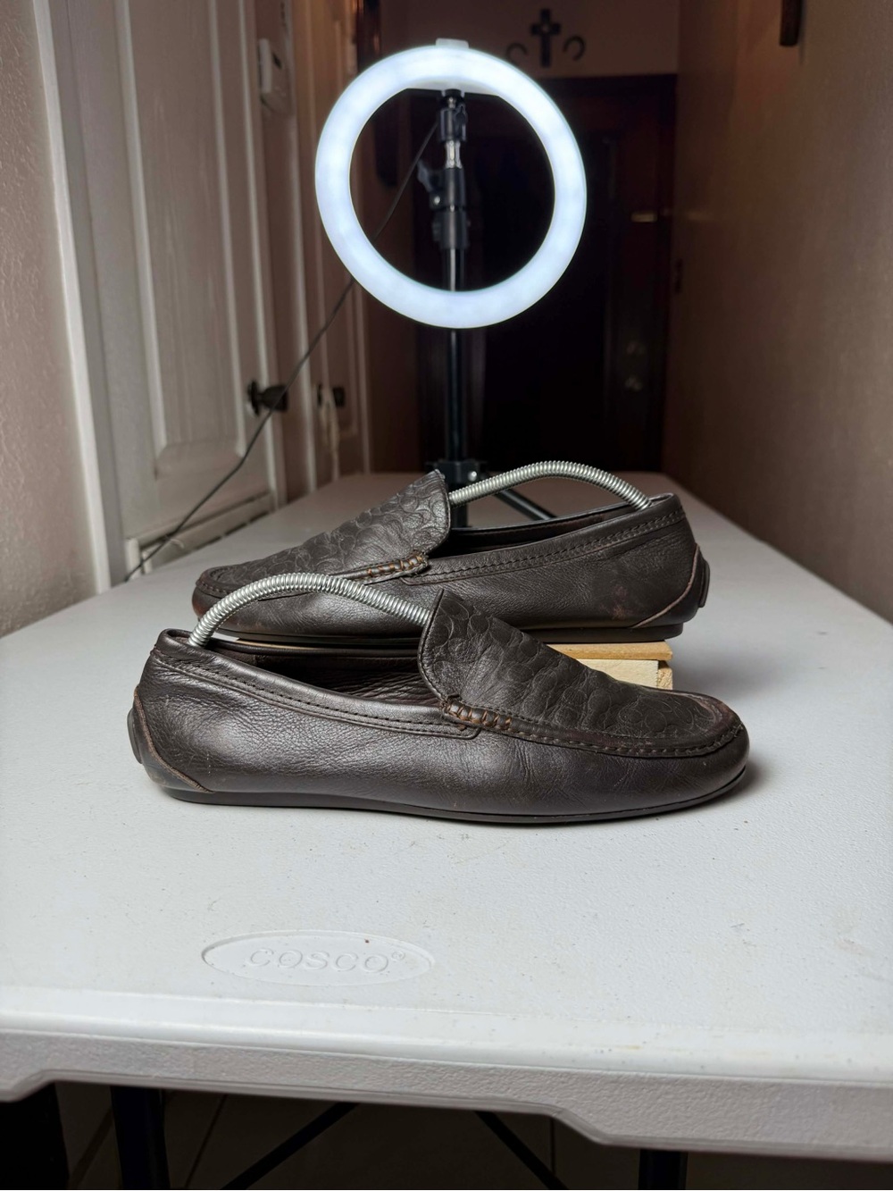 Coach Mens Brown Leather Jake Driving
Loafers Sz 10 D